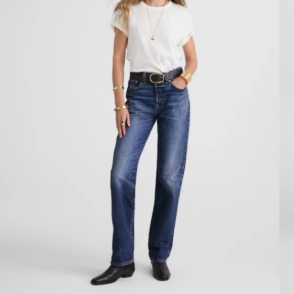 Madewell Denim - Madewell Dakota Longline Straight Jean